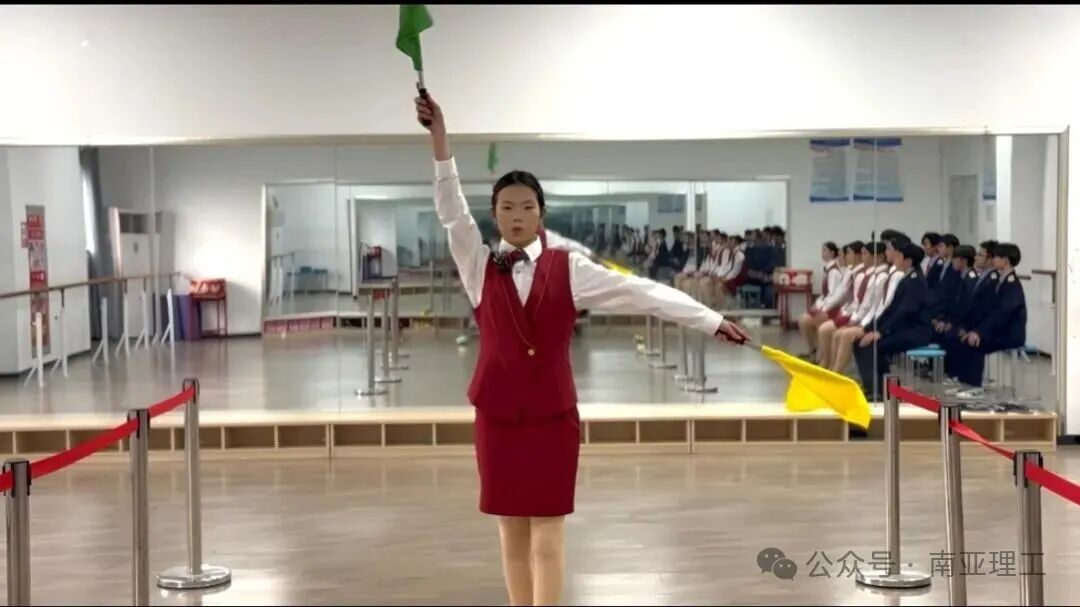 合肥南亚理工技工学校城市轨道交通信号旗技能大赛